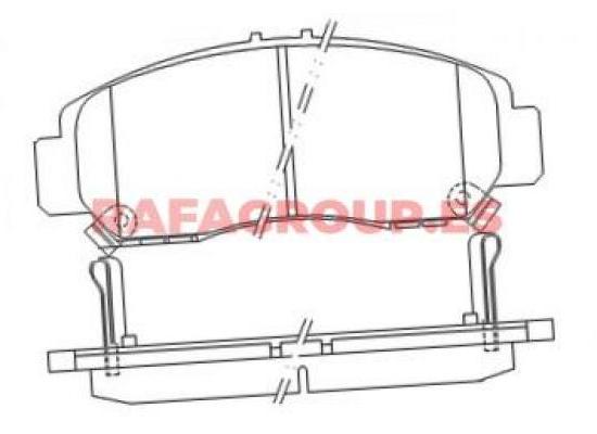 RG6734 - Pastillas de freno